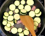 ご飯がすすむ‼ズッキーニのめんつゆ炒め作り方4写真
