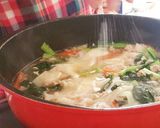 簡単！チンゲン菜とワンタンスープ作り方10写真