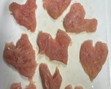 チキンナゲット　ハート型作り方4写真