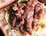 ステーキ風味の牛肉ホットサンド♪作り方5写真
