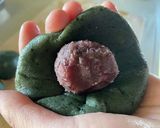 【やまなしの食】もち草まんじゅう（草餅）作り方7写真