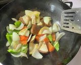 カジキと野菜の黒酢あん作り方3写真
