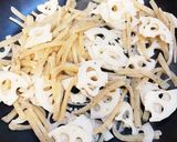 調味の素で作るレンコンとこんにゃく炒め作り方2写真