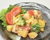 鶏肉ブロッコリーのオーロラソース和え減塩作り方6写真