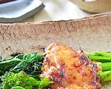 菜花のかつお節入りみそマヨ焼き♪作り方5写真