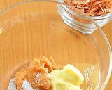 菜花のかつお節入りみそマヨ焼き♪作り方1写真
