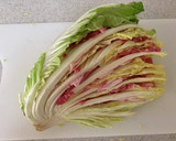＊白菜と豚こまで白湯スープの重ね蒸し＊作り方1写真