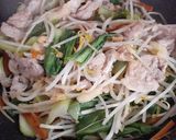 青梗菜の野菜炒め~オイスター味/カレー味作り方4写真