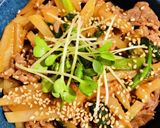 じゃがキムチ牛丼作り方5写真