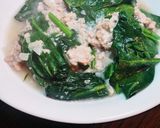簡単☆肉団子とほうれん草のスープ作り方4写真