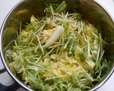 簡単！ツナと白菜のお味噌汁　+きくらげ作り方3写真