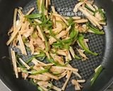 れんこんシャキシャキ。青椒肉絲作り方6写真