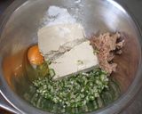 おくらと豆腐の味噌だれハンバーグ作り方2写真