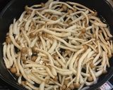 鯖缶と水菜としめじのおろしポン酢サラダ作り方2写真