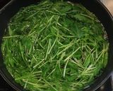 鯖缶と水菜としめじのおろしポン酢サラダ作り方3写真