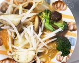 もやし根菜ミルクキムチ甘酢温野菜サラダ作り方15写真