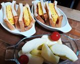 卵は4個！卵焼きサンドイッチ！作り方3写真