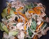 青梗菜の野菜炒め~オイスター味/カレー味作り方6写真