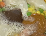 ものぐさカレー　冷凍餃子使用で15分作り方3写真