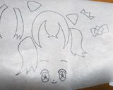 プリキュアキャラ弁☆キュアプレシャス作り方2写真