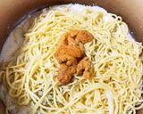 雲丹の和風クリームパスタ作り方5写真