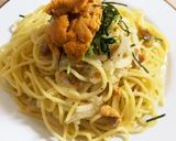 雲丹の和風クリームパスタ作り方6写真