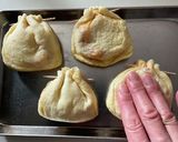 キムチ×納豆×長芋の巾着焼き作り方4写真