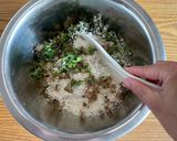 セリとザーサイの薬膳玄米ごはん作り方4写真
