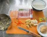 メスティンで寄せ鍋ご飯作り方2写真
