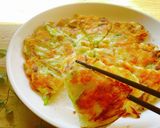 m白ねぎとチーズのとろ～りチヂミ作り方6写真