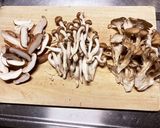 簡単！たっぷりきのこのクリームパスタ作り方1写真