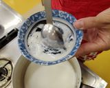 もちもち豆腐白玉と黒ゴマミルク汁粉作り方3写真