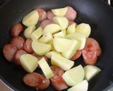 ソーセージとじゃがいものカレー蒸し作り方5写真