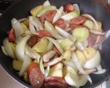 ソーセージとじゃがいものカレー蒸し作り方8写真