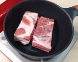 豚バラブロック醤油煮　by　カルットパン作り方1写真