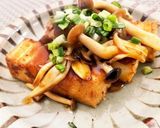 厚揚げバター焼き♡きのこソース作り方5写真