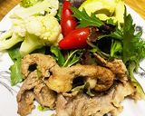 しょうゆ麹で　美味しい豚の生姜焼き作り方3写真