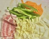 白菜入りうどんナポリターナ作り方1写真