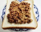 納豆の新しい食べ方☆納豆トーストその2♪作り方1写真