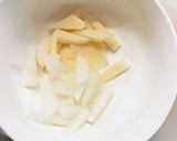 レンジ肉無中華風旨煮味白菜筍回鍋肉風作り方7写真