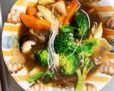 レンジ肉無中華風旨煮味白菜筍回鍋肉風作り方16写真