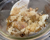 お肉とごぼうの混ぜごはん作り方6写真