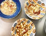 レンジ肉無豆腐梅風味照り焼き野菜炒め作り方5写真