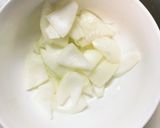 レンジ肉無豆腐梅風味照り焼き野菜炒め作り方6写真