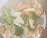 レンジ肉無豆腐梅風味照り焼き野菜炒め作り方14写真