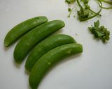 おでん種！スナップエンドウちくわ作り方1写真