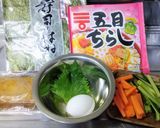 【ミツカン五目ちらし】で簡単本格海苔巻き作り方1写真