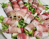 豚バラ×レタス(肉巻きレタス)作り方3写真