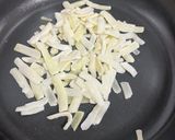 濃厚カリカリ、フライパンでチーズトースト作り方1写真