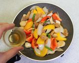 プラントミート「やきにく」のカラフル炒め作り方5写真